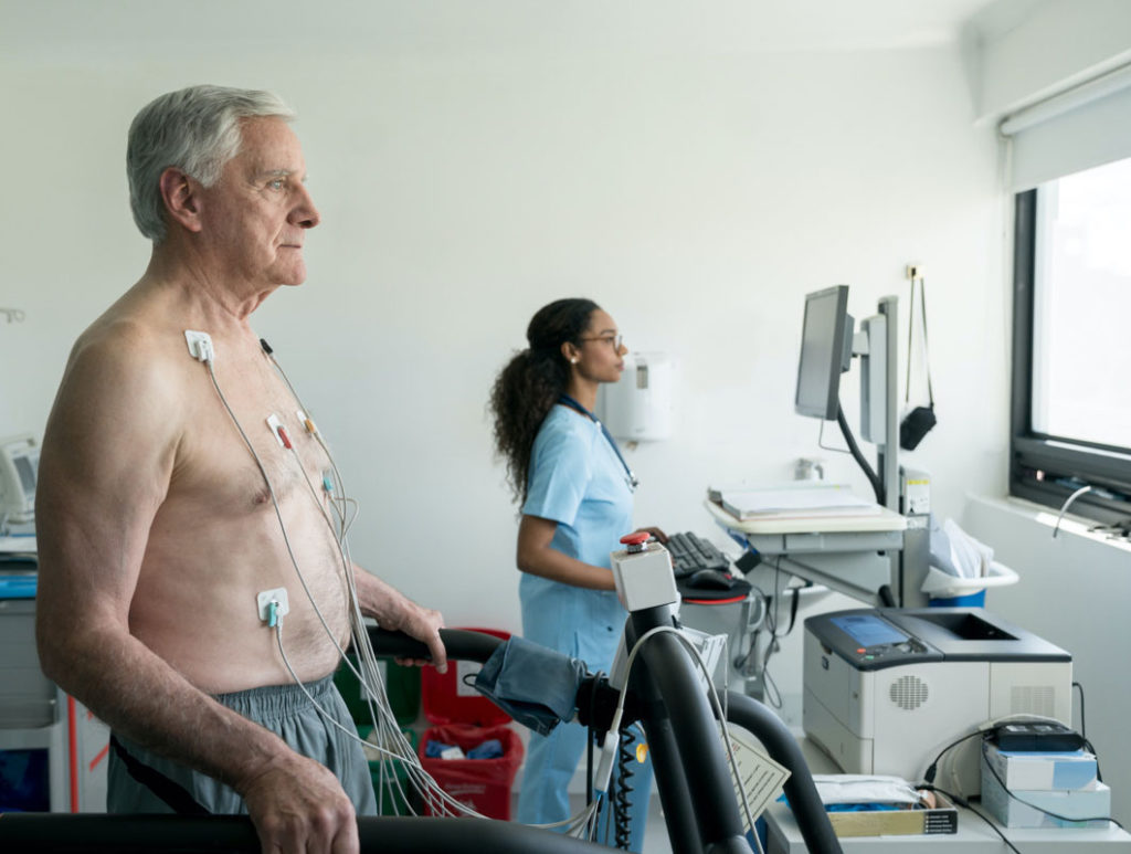 Patient Undergoing a Test