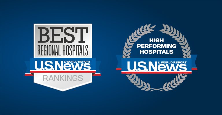 U.S. News Best Regional Hospitals and High Performing Hospitals Badge